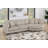 Atossia 2- Piece 125" Wide Sectional With Round Chaise-1575435329