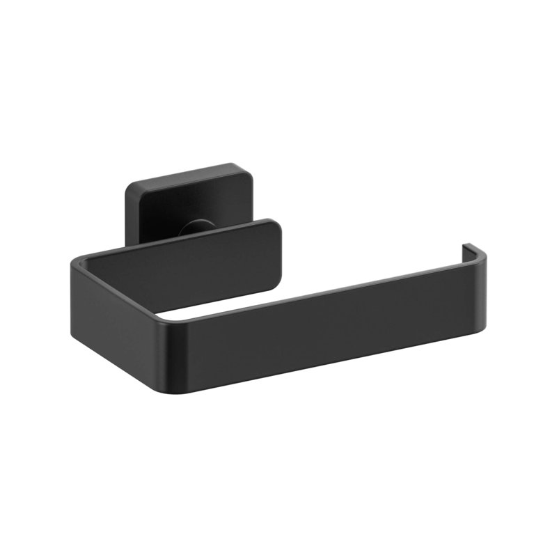 Blaze Wall Mounted Toilet Paper Holder, Matte Black