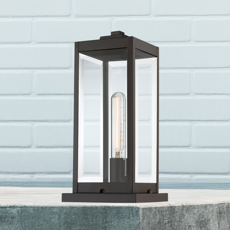 Wylie Beveled Pier Mount Light, Western Bronze