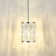 1-Light Dimmable Modern Style Crystal Single Pendant Light