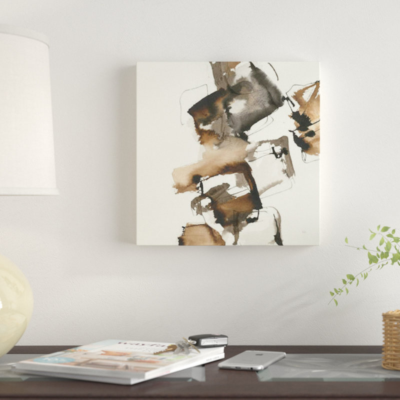 «Stacked I», impression sur toile, H 37 po x l 37 po x P 1,5 po, Pas de tapis, Toile tendue