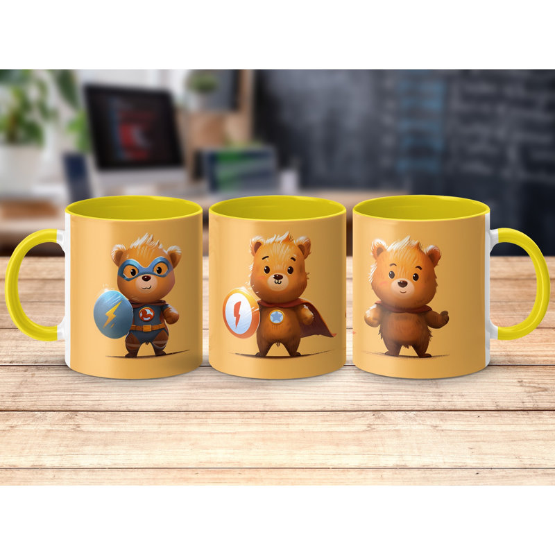 Ceramic Coffee Mug, Yellow