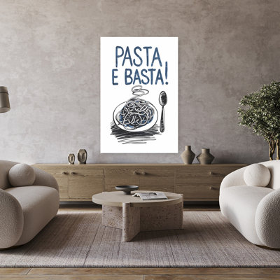 Pasta E Basta Contemporary Wall Art