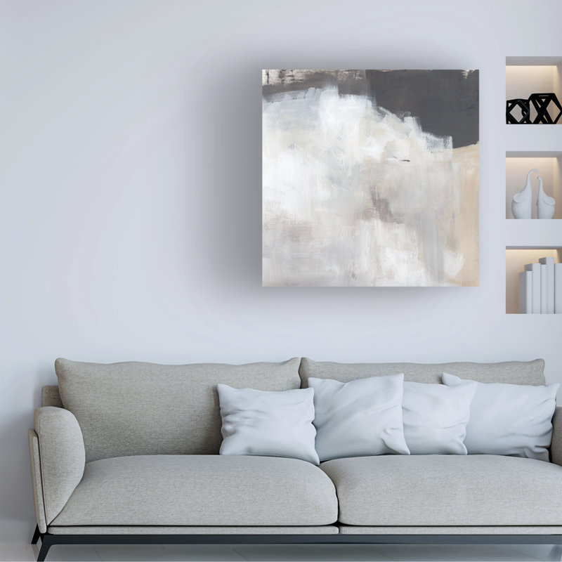 Jennifer Paxton Parker, «Neutral Abstract I», art sur toile, H 14 po x l 14 po