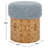 Tobianna Boucle & Burl Ottoman-1101710786