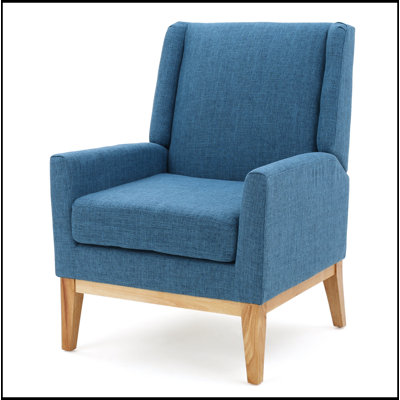 Versatile Four-Legged Fabric Armchair for Various Occasions and Comforts