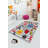 Premium 3D Printed Carpet, 4 x 6 ft, 100% Polyester, 0.04 in Pile Height | Antibacterial, Non-Slip PVC Dot Underside, Machine Washable | Ideal for Living Room, Bedroom, and Playroom, Stylish & Durable Design-1029618573