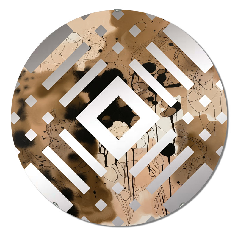 Miroir décoratif Caellin - Diamond, 23,6 po x 23,6 po