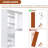 Riobe 28.3'' - 59.8'' W Closet System-1393343546