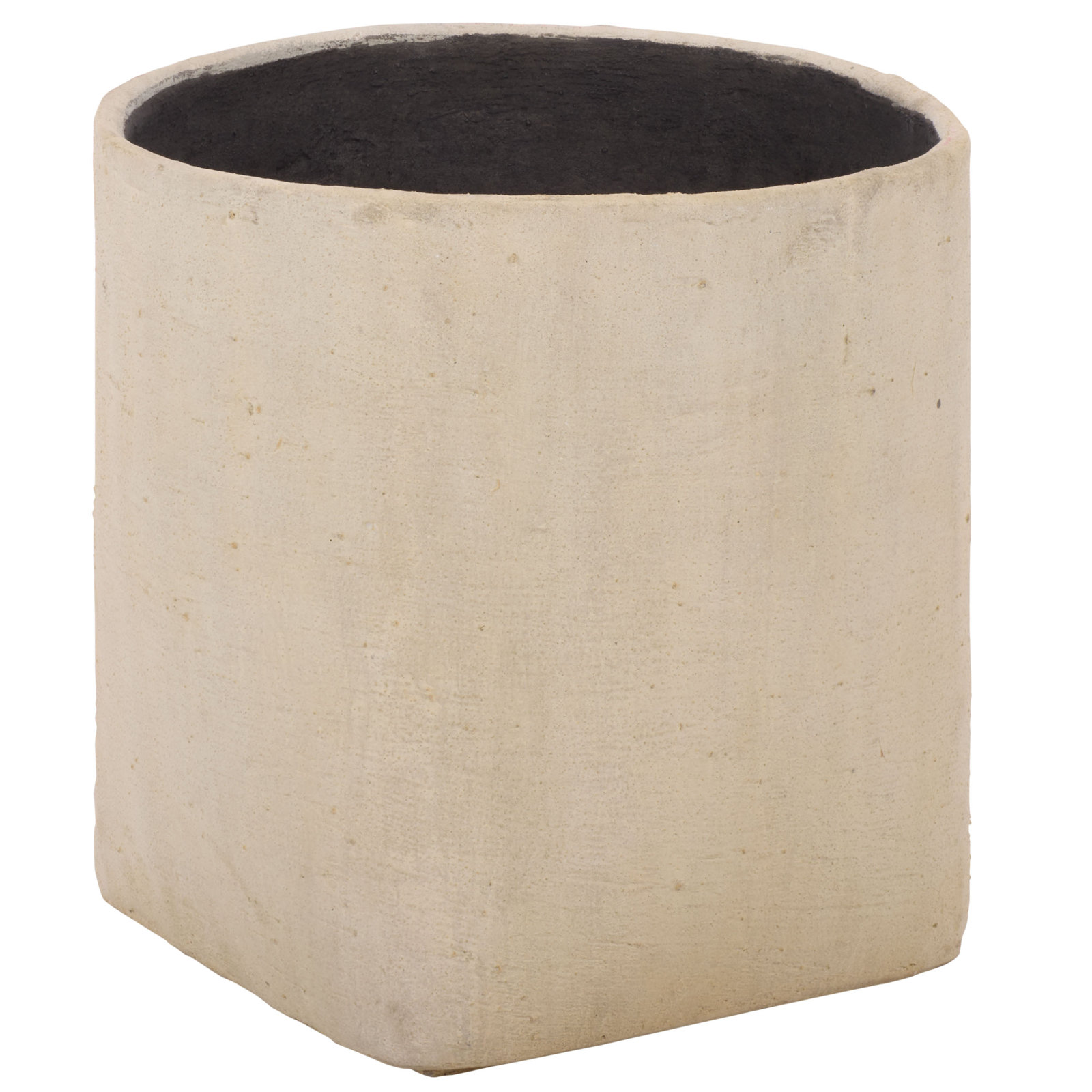 Mercado Square Planter Pot, Beige
