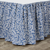 Bouvier Navy Blue Tailored Bed Skirt