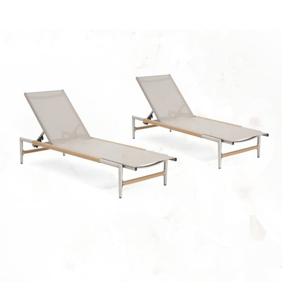 Kennon Patio Relaxation Aluminum Chaise Lounge by Latitude Run