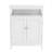 Bathroom Cabinet - White, Double Shutter Doors, Strong , Finish, Ample Storage Area, Simple To Assemble In Door Model, Painted Abundant Space, Effortless Assembly Instructions