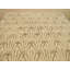 Tapis transitionnel en laine touffeté à la main ivoire et en viscose brun Chloe-17250129