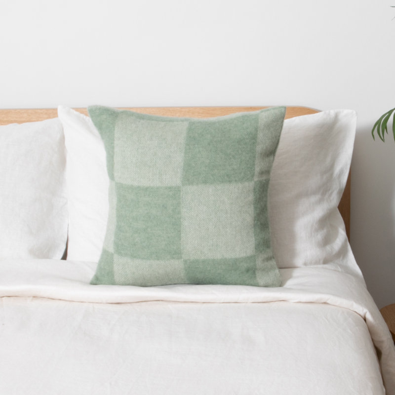 Square Cushion, Green