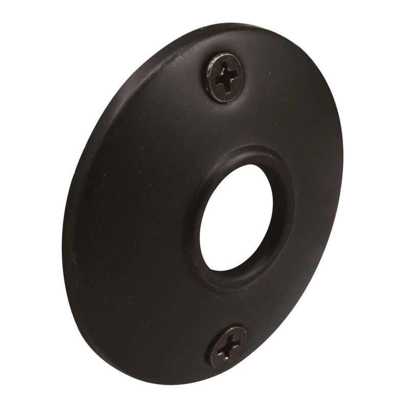 2-1/2 In. Door Knob Rosette, Bronze