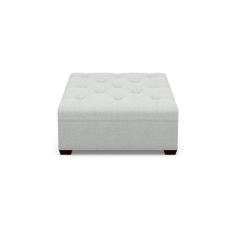 Tufted Ottoman, 8938-45, Walnut