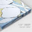 «White Tulip Triptych I», peinture sur toile tendue-540072511