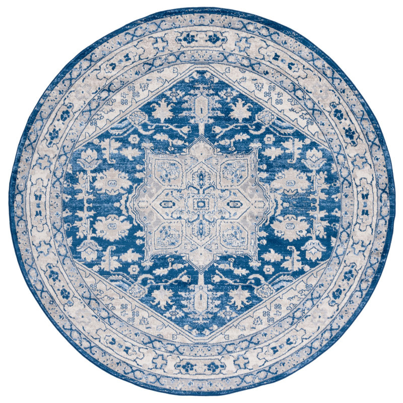 Brentwood Performance Oriental Rug, Round 6'7"