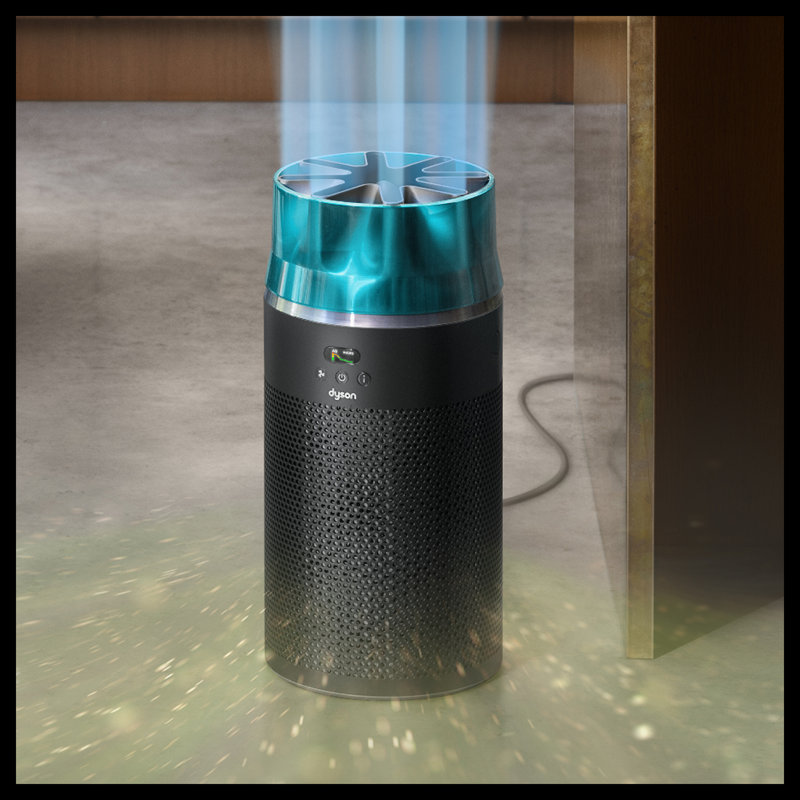 Dyson Hushjet Purifier Compact Air Purifier, Black/Teal
