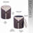 Two-Toned Ottoman With Storage Or Vanity Stool-1407298937