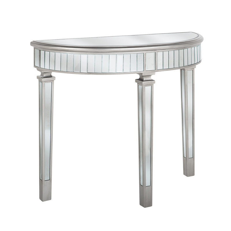 Additri 90cm Glass Top Console Table