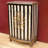 Black + Beige Solid wood Shoe Storage