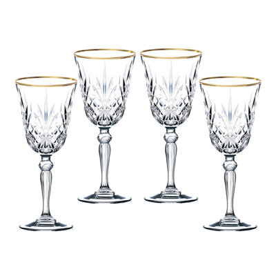 Siena 7.5oz. Crystal Wine Glass Set