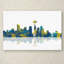 « seattle washington horizon ii », impression sur toile tendue-15720863