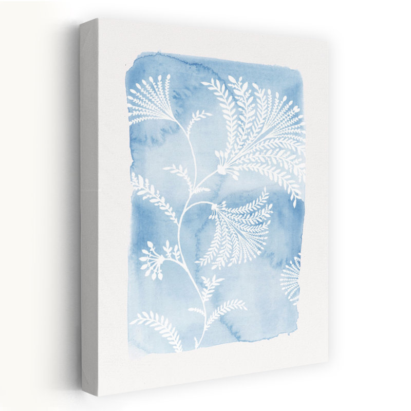 «Blooming Blue», art délicat, nature, paysage, délicat, H 48 po x l 32 po
