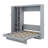 Gulshara Murphy Bed Wall Bed With Shelves, Wardrobe And LED Lights-487071966-487071965