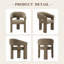 48 cm H Chenille Low Back Armchair-117184153