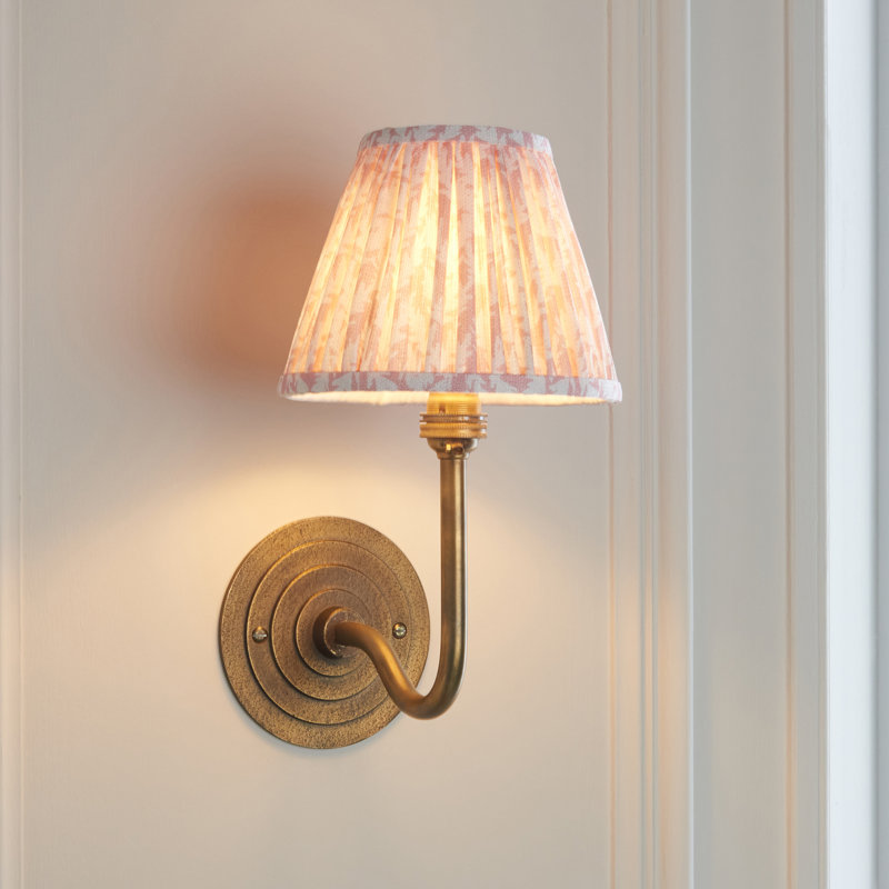 Aletriz Steel Armed Sconce, Cream