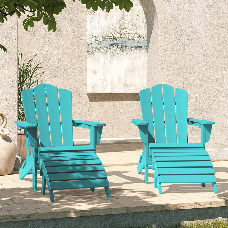 Repose-pieds Wolir Classic Adirondack, Bleu paisible