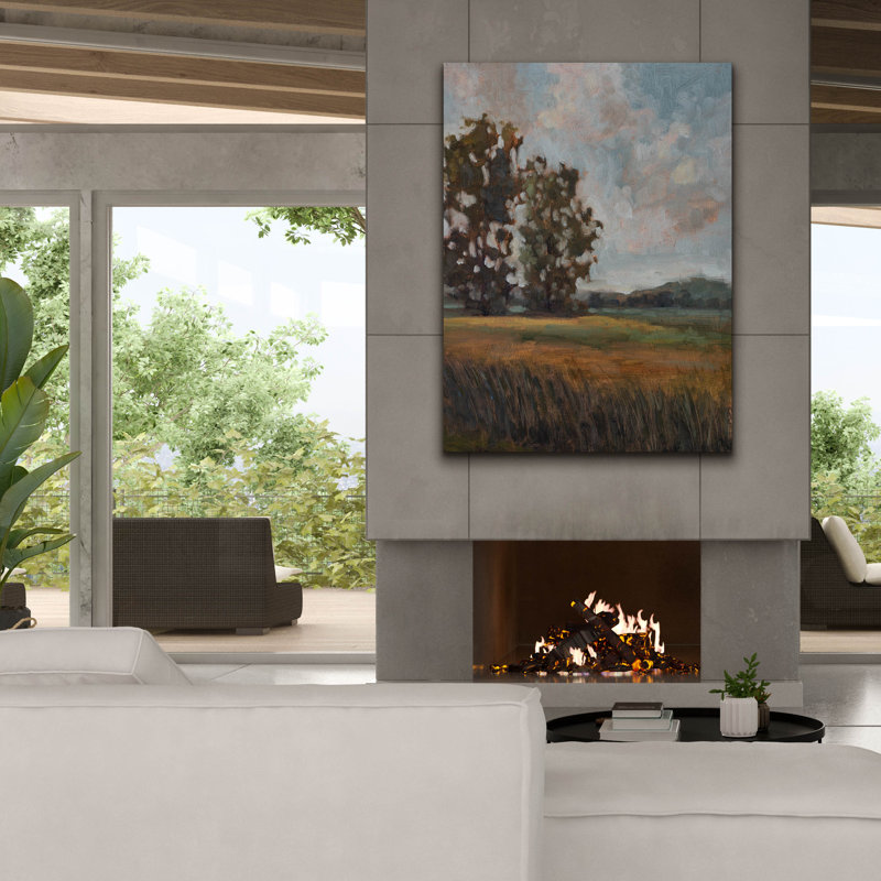  «The Opened Field» par Marian Parsons, art mural sur toile, 40 po x 54 po, H 54 po x l 40 po