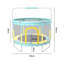 Living And Home 120cm Round with Safety Enclosure Kid / Toddler Trampoline