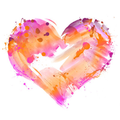 «Fonisha Heart Illustration on Canvas» par Ladavie, peinture