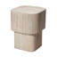 Notch Solid Wood End Table-1703536157