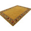 Tapis oriental moderne unique en or 7 x 9 de conception unique