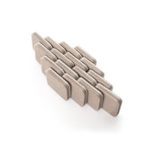 Super Sliders X Gorilla Glue 1 1/2" Square Felt Pads For Hardwood, Brown (16 Pack)