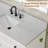 Dee 48" Fully Assembled Single Bathroom Vanity with Engineered Stone Top, Ceramic Sink-664750117