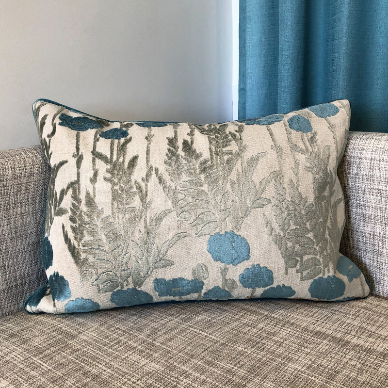 Lumbar Pillow Cover & Insert, Coral