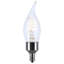4 Watt LED Deena Flex Grey Coil Filament CA11 Candelabra Base 2700K CCT Clear 120 Volt