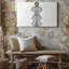 Toile, "Un arrangement vertical de sept chakras complexes", art mural inclus dans une conception unique de fleur de lotus-525929354