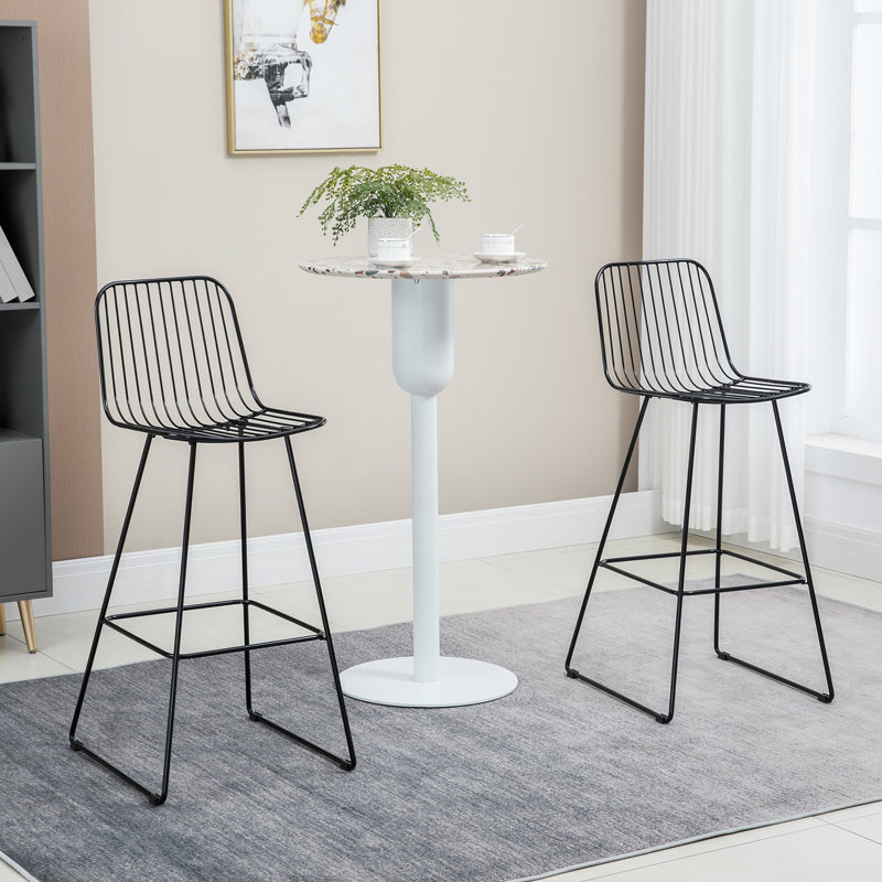 Tabouret de bar 30 po Gascony, Noir