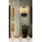 2 Pack 9.7 in. 15-Watt Integrated LED Outdoor Wall Lantern with Dusk-to-Dawn Sensor, Selectable 3000K/4000K/5000K, Aluminum, Wet Location-1960945271