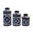 Cocina Bonita Round Canister Set in Blue