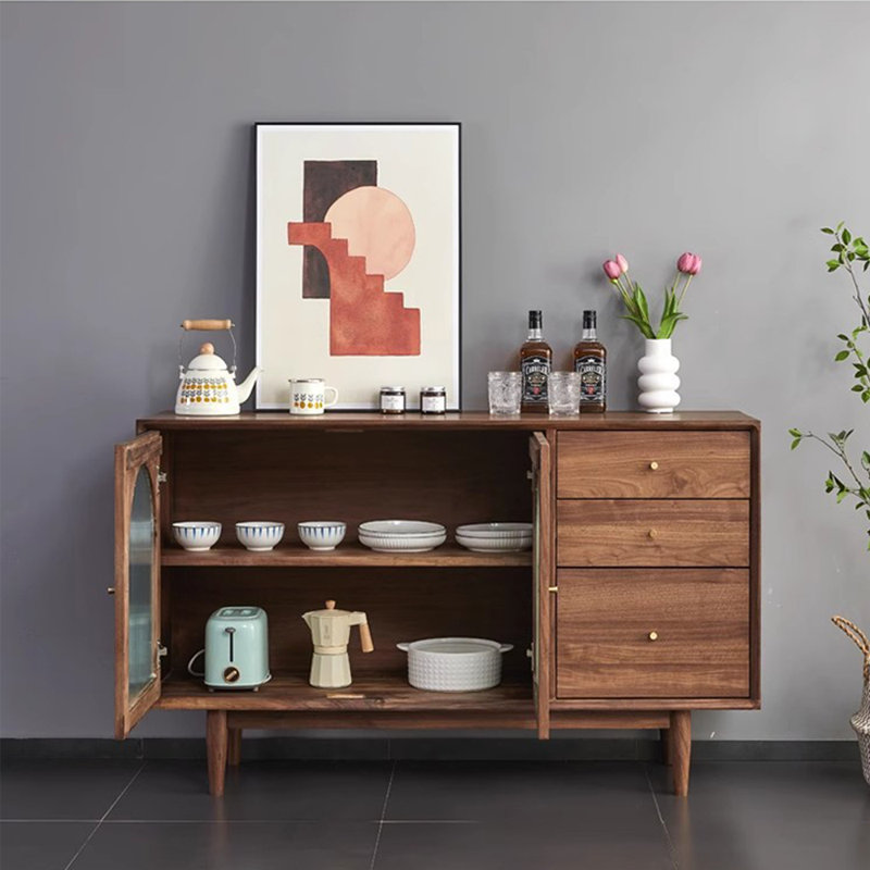 Vitrine de porte en verre simple et moderne, H 33,46 po x l 55,12 po x P 15,75 po