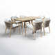 Naila 67'' Rectangular 6 - Person Outdoor Dining Set