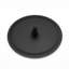 Pomme de douche double avec douche coulissante réglable de 10 po en métal noir mat